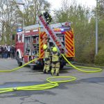Feuerwehrleute bei einer Übung