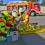 Kräfte des ASB bei der Patientenversorgung